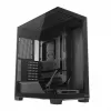 Caja de PC MODECOM VOLCANO STELLAR PLUS MIDI NEGRO — torre media ATX, cristal templado, USB-C, compatible con tarjetas gráficas hasta 420 mm