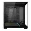 Caja de PC MODECOM VOLCANO STELLAR PLUS MIDI NEGRO — torre media ATX, cristal templado, USB-C, compatible con tarjetas gráficas hasta 420 mm