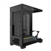 Caja de PC MODECOM VOLCANO STELLAR PLUS MIDI NEGRO — torre media ATX, cristal templado, USB-C, compatible con tarjetas gráficas hasta 420 mm