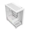 Caja de PC MODECOM VOLCANO STELLAR PLUS MIDI BLANCO — torre media, microATX, cristal templado, USB-C, compatible con GPU de 420 mm