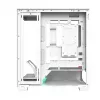 Caja de PC MODECOM VOLCANO STELLAR PLUS MIDI BLANCO — torre media, microATX, cristal templado, USB-C, compatible con GPU de 420 mm
