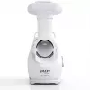 Picadora de carne SMAPP modelo 490.81 BLANCO – 2200 W, 1 velocidad, 2,7 kg/min, 3 discos perforados, blanco, accesorio triturador