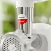 Picadora de carne SMAPP modelo 490.81 BLANCO – 2200 W, 1 velocidad, 2,7 kg/min, 3 discos perforados, blanco, accesorio triturador