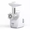 Picadora de carne SMAPP modelo 490.81 BLANCO – 2200 W, 1 velocidad, 2,7 kg/min, 3 discos perforados, blanco, accesorio triturador