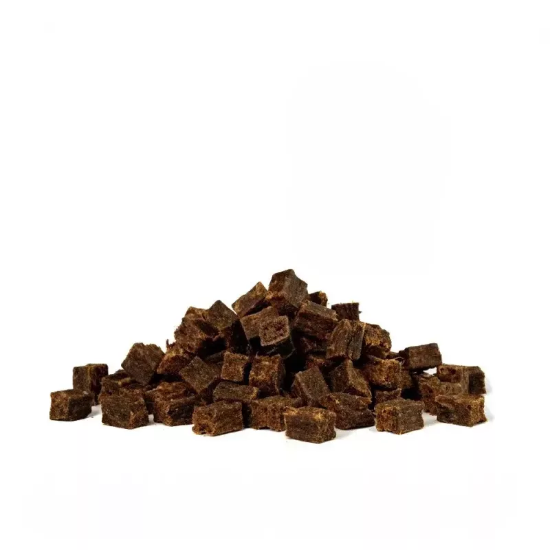 Snacks de entrenamiento de comida húmeda UNISZKI Trenerki kaczka 210 g – snacks de entrenamiento para perros con sabor a pato