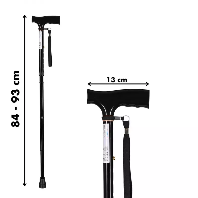 Bastón plegable ActionMed LI100AM, negro