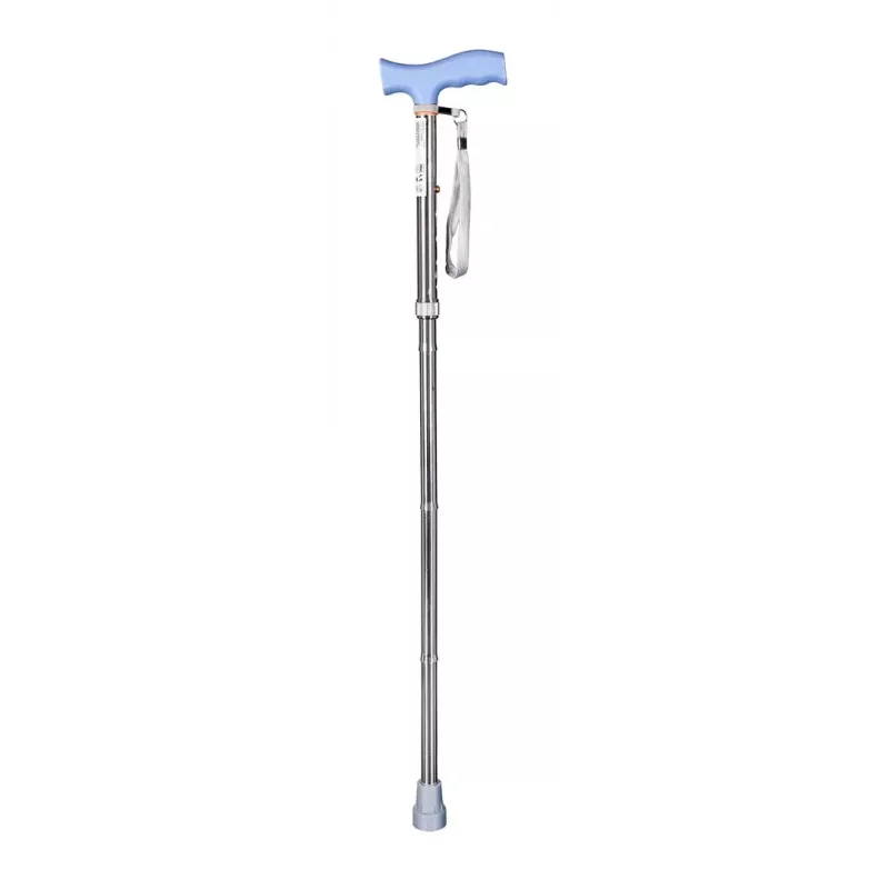 ActionMed LI101AM bastón plegable, plateado