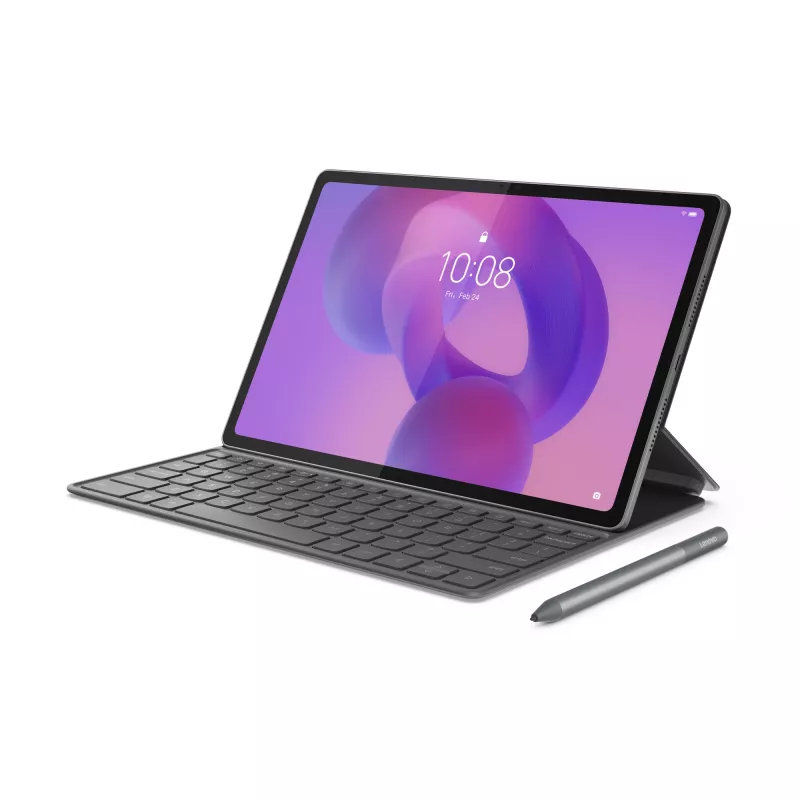 Tablet Lenovo Idea Tab Plus — MediaTek Dimensity 6400, 12,1 pulgadas 2.5K 90 Hz, 12 GB RAM, 256 GB, Wi-Fi, Luna Grey