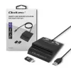 Lector de tarjetas QOLTEC Smart ID Card Reader Intelligenst modelo 50636 USB Type-C