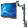 Soporte de mesa Manhattan para TV y monitores (Full-Motion con pistón de gas), para pantallas de 13 inch a 27 inch, montaje por pinza o pasacables, compatibilidad VESA: 75x75 mm y 100x100 mm — comprueba las dimensiones de los cuatro orificios de montaje en la parte posterior de la pantalla para asegurarte de que encajan, máx. 8 kg, soporte