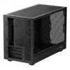 Caja de PC DeepCool CH260 Micro Tower negra — Micro-ATX/Mini-ITX, cristal templado, USB-C, GPU máx. 413 mm