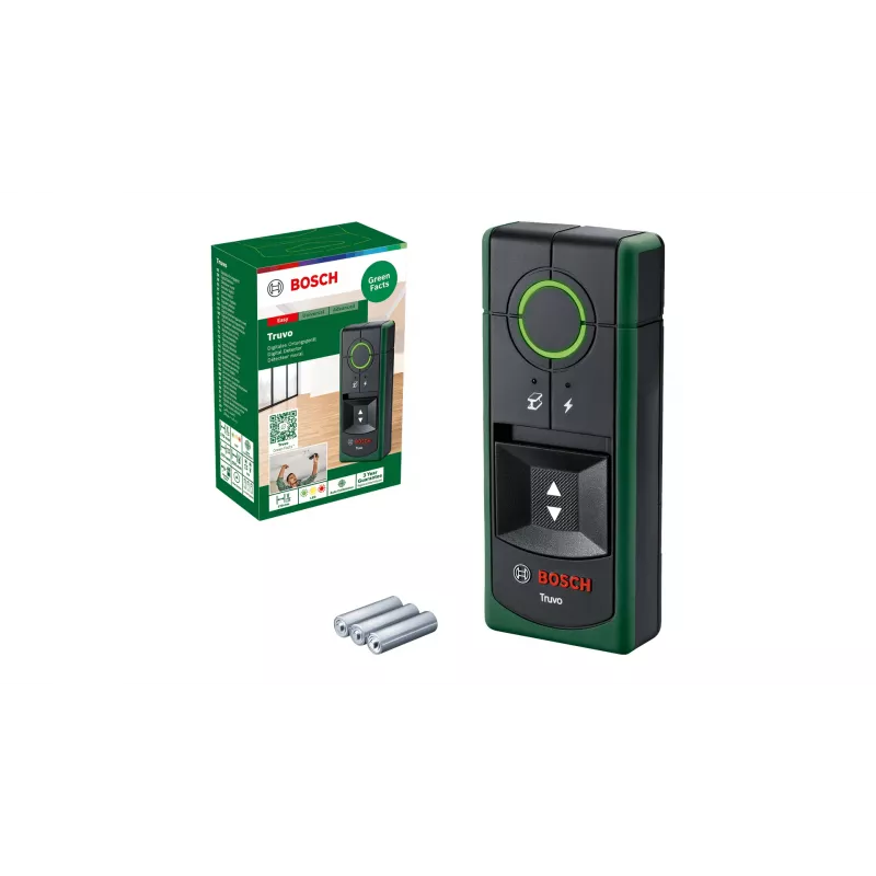 Detector de montantes Bosch Truvo 0603681205 — profundidad de detección 50 mm, indicador LED