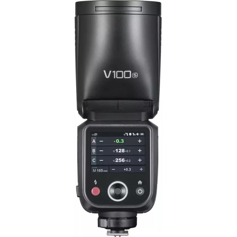 Flash Godox V100 para Sony – flash portátil de 100 Ws para cámara, batería recargable integrada