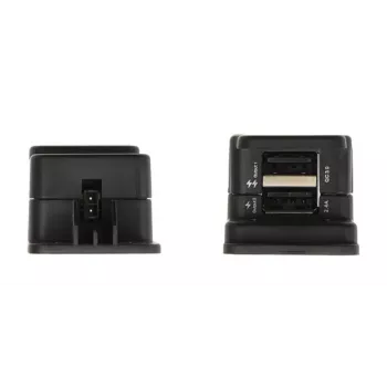 Cargador de coche Brodit 942712 universal carga rápida negro