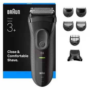 Recortadora con batería Braun 3000BT 5 7 mm húmedo y seco negro gris