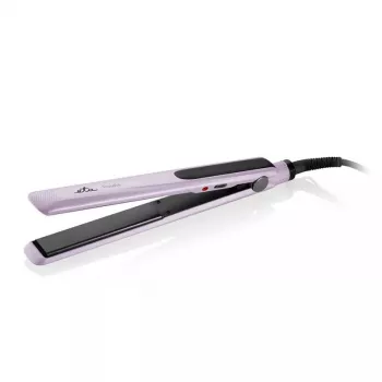 Plancha de pelo ETA Rosalia 44 W placas de cerámica, violeta cálido, cable de 1,8 m, 100–240 V