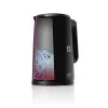 Hervidor de agua ETA Emma 1,5 l 2200 W acero inoxidable, negro, base 360°