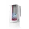 Hervidor eléctrico ETA 1,5 L 2200 W blanco acero inoxidable con termostato ajustable