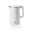 Hervidor eléctrico ETA 1,5 L 2200 W blanco acero inoxidable con termostato ajustable