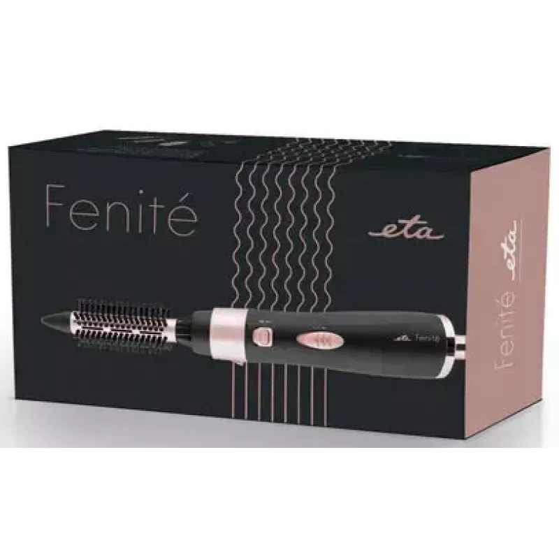 ETA Fenite cepillo de aire caliente, 1000 W, negro, 2 niveles de calor