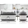 Huevos eléctricos ProfiCook 501275 — acero inoxidable, capacidad para 7 huevos, accesorio para tortilla/escalfado