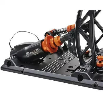 Set de pedales de freno y acelerador Asetek Forte Sim Racing 40-010-0000003 para simuladores de carreras