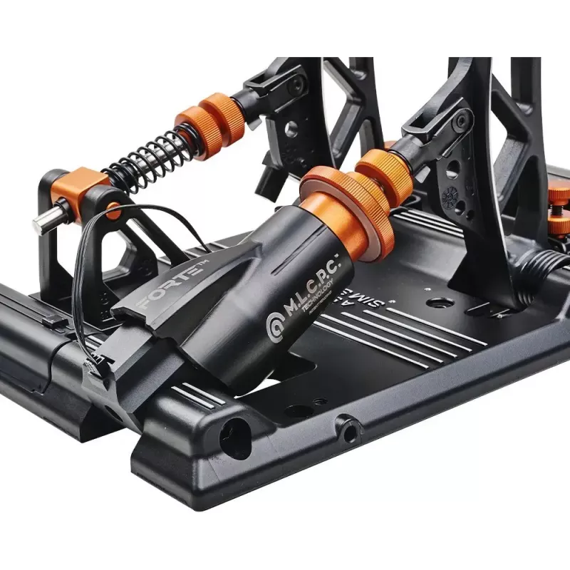 Set de pedales de freno y acelerador Asetek Forte Sim Racing 40-010-0000003 para simuladores de carreras