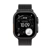 Apple Watch Ultra 3 GPS + Cellular 49 mm caja de titanio negro con correa Milanese de titanio negro – Large