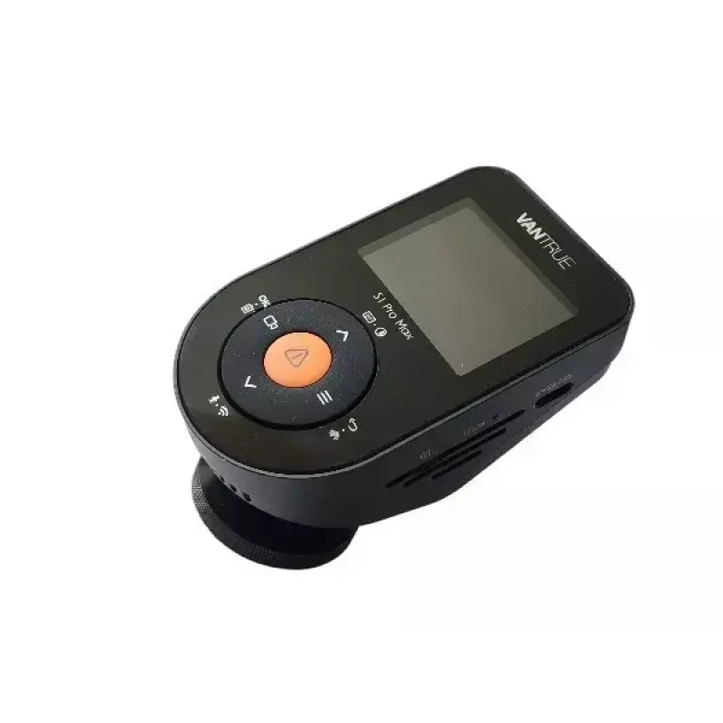 Dashcam para coche VANTRUE S1PRO MAX — grabador compacto de 2 canales, 3840×2160 F/1.8, objetivo principal de 155°, Wi‑Fi, GPS, pantalla de 2 pulgadas, modo aparcamiento, microSD hasta 1 TB