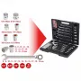 KS Tools GEARplus 503.4960 Juego de llaves combinadas de carraca, 30 piezas, en estuche