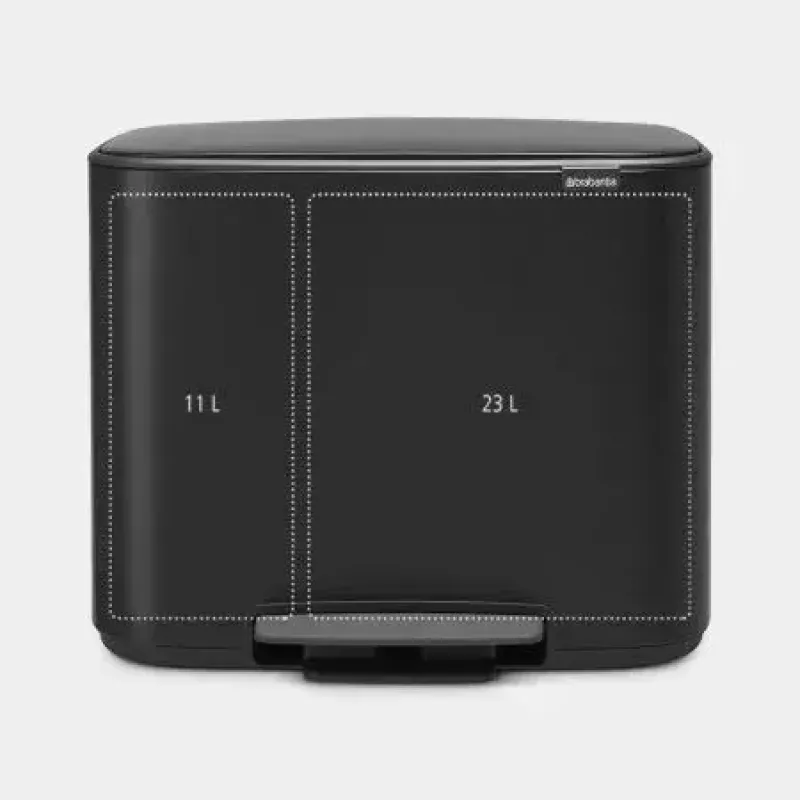 Cubo de basura rectangular Brabantia 121227