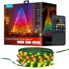 Tira de luces inteligente Govee 2S 20 m, Wi‑Fi/Bluetooth, verde, 20 m de longitud, cable de alimentación de 2,5 m, 6 mm de ancho