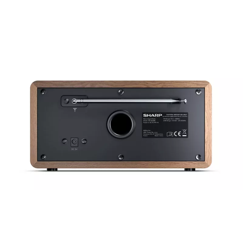 Sharp DR-450 Personal Digital Marrón, Acero inoxidable