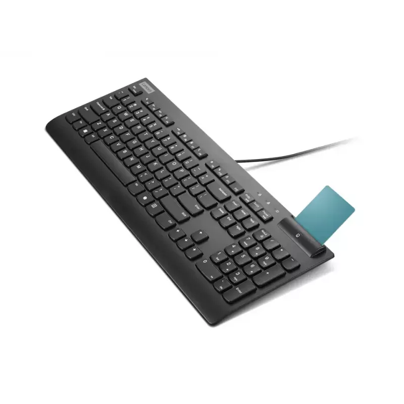 Teclado con cable Lenovo Smartcard II Estonio Negro USB-A interruptor de émbolo