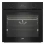 Horno eléctrico empotrable BEKO BBIE123001BD — 72 L, 2400 W, indicador LED, mandos escamoteables, autolimpieza por vapor, negro