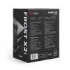 Disipador/radiador SAVIO SAVGCOFROSTBLACKX2 ventilador de 120 mm, compatible con LGA 1156/1155/1150/1151/1200/1366/1700, negro