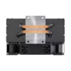 Disipador/radiador SAVIO SAVGCOFROSTBLACKX2 ventilador de 120 mm, compatible con LGA 1156/1155/1150/1151/1200/1366/1700, negro