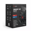 Disipador/radiador SAVIO SAVGCOFROSTBLACKX2 ventilador de 120 mm, compatible con LGA 1156/1155/1150/1151/1200/1366/1700, negro