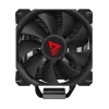 Disipador/radiador SAVIO SAVGCOFROSTBLACKX2 ventilador de 120 mm, compatible con LGA 1156/1155/1150/1151/1200/1366/1700, negro