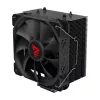 Disipador/radiador SAVIO SAVGCOFROSTBLACKX2 ventilador de 120 mm, compatible con LGA 1156/1155/1150/1151/1200/1366/1700, negro