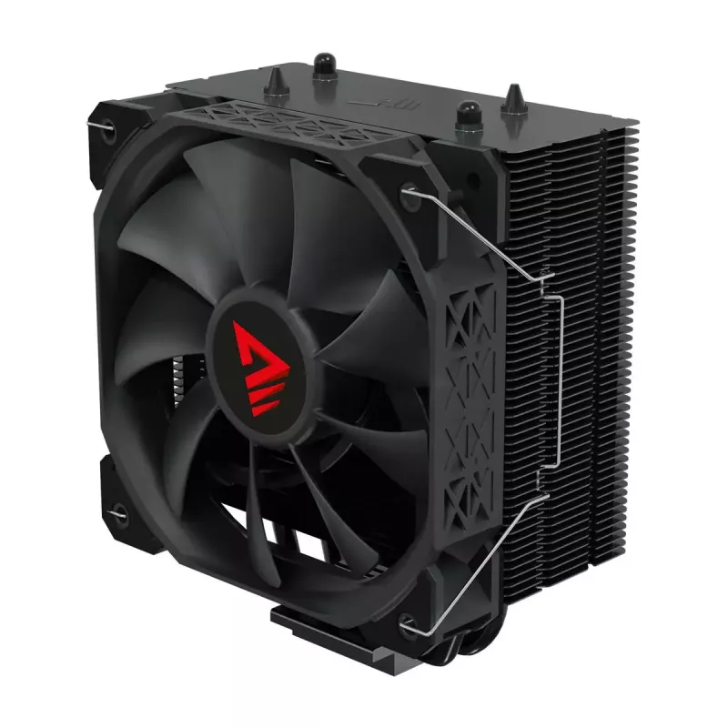 Disipador/radiador SAVIO SAVGCOFROSTBLACKX2 ventilador de 120 mm, compatible con LGA 1156/1155/1150/1151/1200/1366/1700, negro