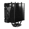 Disipador/radiador SAVIO SAVGCOFROSTBLACKX2 ventilador de 120 mm, compatible con LGA 1156/1155/1150/1151/1200/1366/1700, negro
