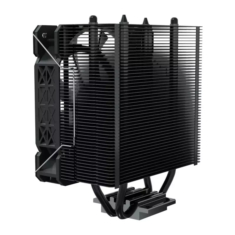 Disipador/radiador SAVIO SAVGCOFROSTBLACKX2 ventilador de 120 mm, compatible con LGA 1156/1155/1150/1151/1200/1366/1700, negro