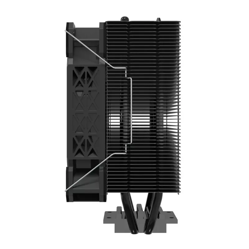 Disipador/radiador SAVIO SAVGCOFROSTBLACKX2 ventilador de 120 mm, compatible con LGA 1156/1155/1150/1151/1200/1366/1700, negro