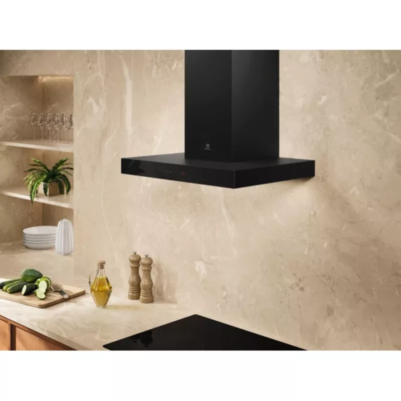 Electrolux LFT816K montaje en pared negro 600 m³/h