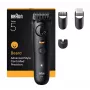 Recortadora de barba BRAUN BT5520 — 0,5–20 mm, 40 ajustes de longitud, recargable, 120 min de autonomía, negra