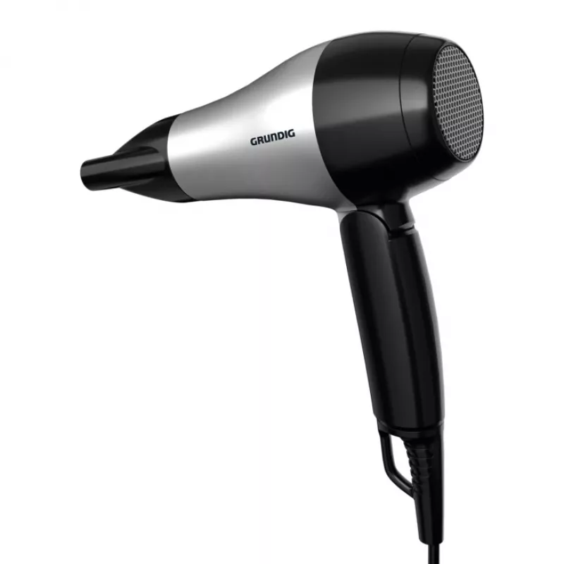 Secador de pelo Grundig HD 2200 1200 W Negro, Plata