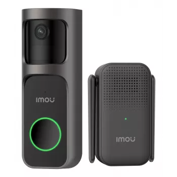 Imou Doorbell 2S Kit Negro 3 MP Inalámbrico Montaje en pared