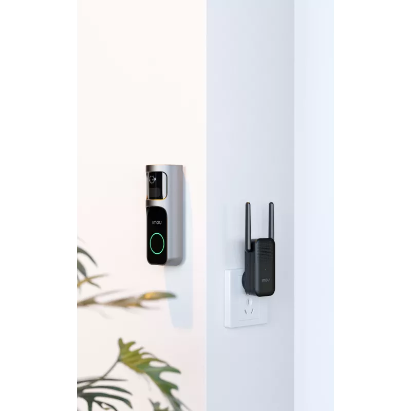 Imou Doorbell 2S Kit Negro 3 MP Inalámbrico Montaje en pared