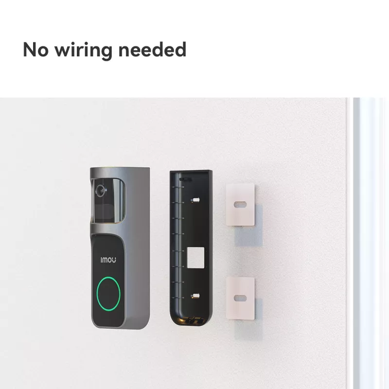 Imou Doorbell 2S Kit Negro 3 MP Inalámbrico Montaje en pared